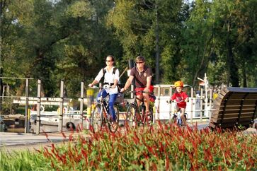 Fahrradfahren am Packhof
